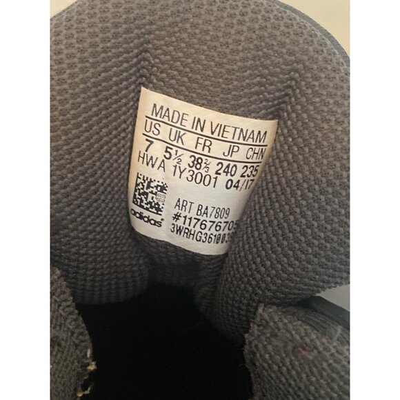 Adidas Sneaker Cloudfoam Ortholite Women 7 Black Pink Running Shoe BA7809 - Picture 7 of 16